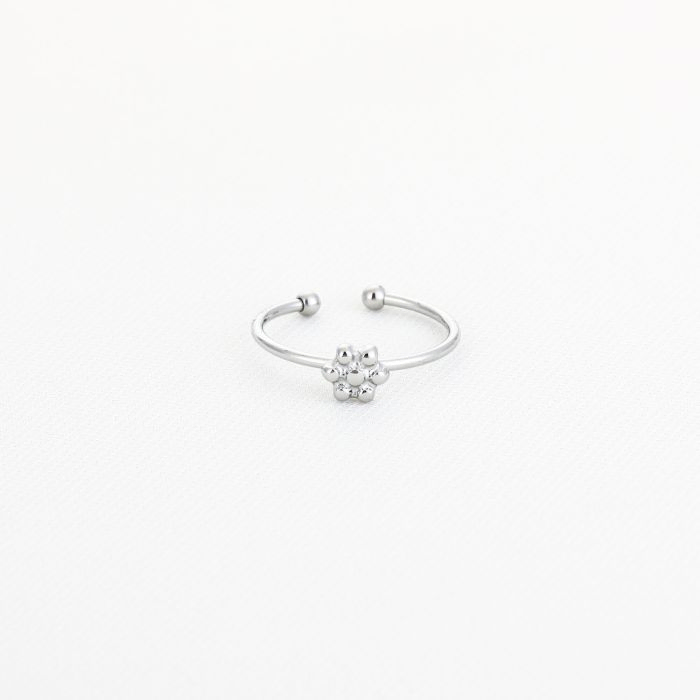 Silver Blossom Ring
